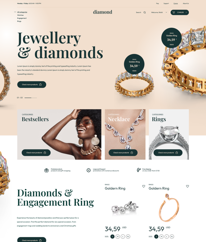 Diamond WordPress Theme